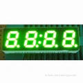 7-segment LED Display, 0.28-inch green color four digits, common anode, gray face and white segments